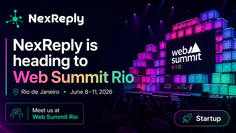 NexReply geselecteerd voor Web Summit Rio 2026: waarom dit logisch is